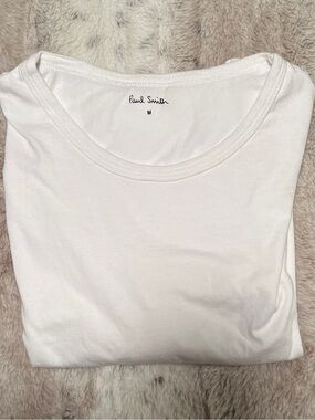 Paul Smith White Crew Neck Short Sleeve T-Shirt